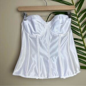 Dominique Apparel White Bustier Corset 40B
